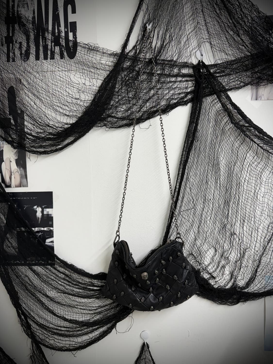 00s skull stud cross bag 상품이미지4