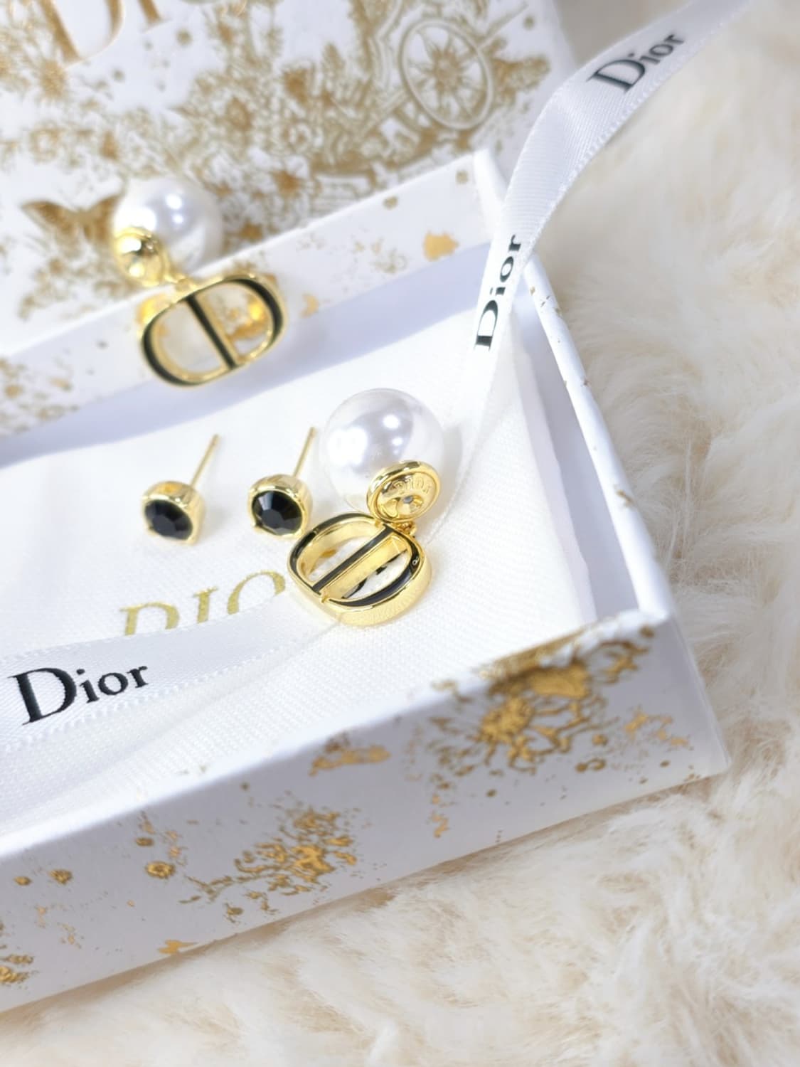 빈티지 디올 업사이클링 귀걸이 상품이미지3