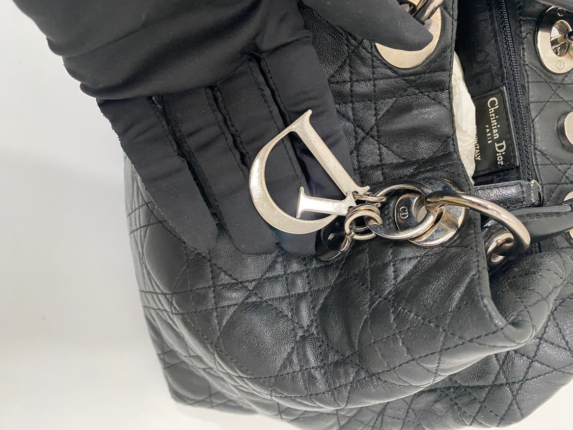 디올 레이디 디올 까나쥬 소프트백 상품이미지7