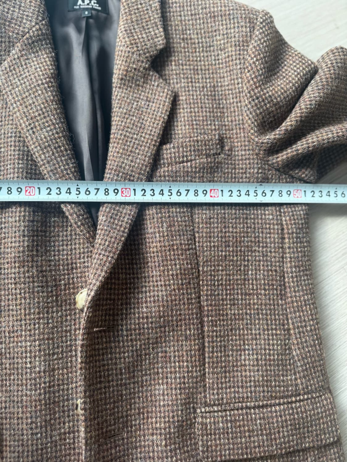 APC 해리스트위드 울자켓 S사이즈(100) 상품이미지9