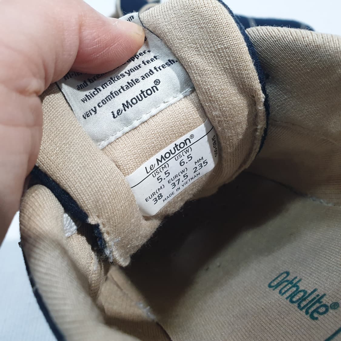 르무통 네이비 운동화 235 상품이미지7