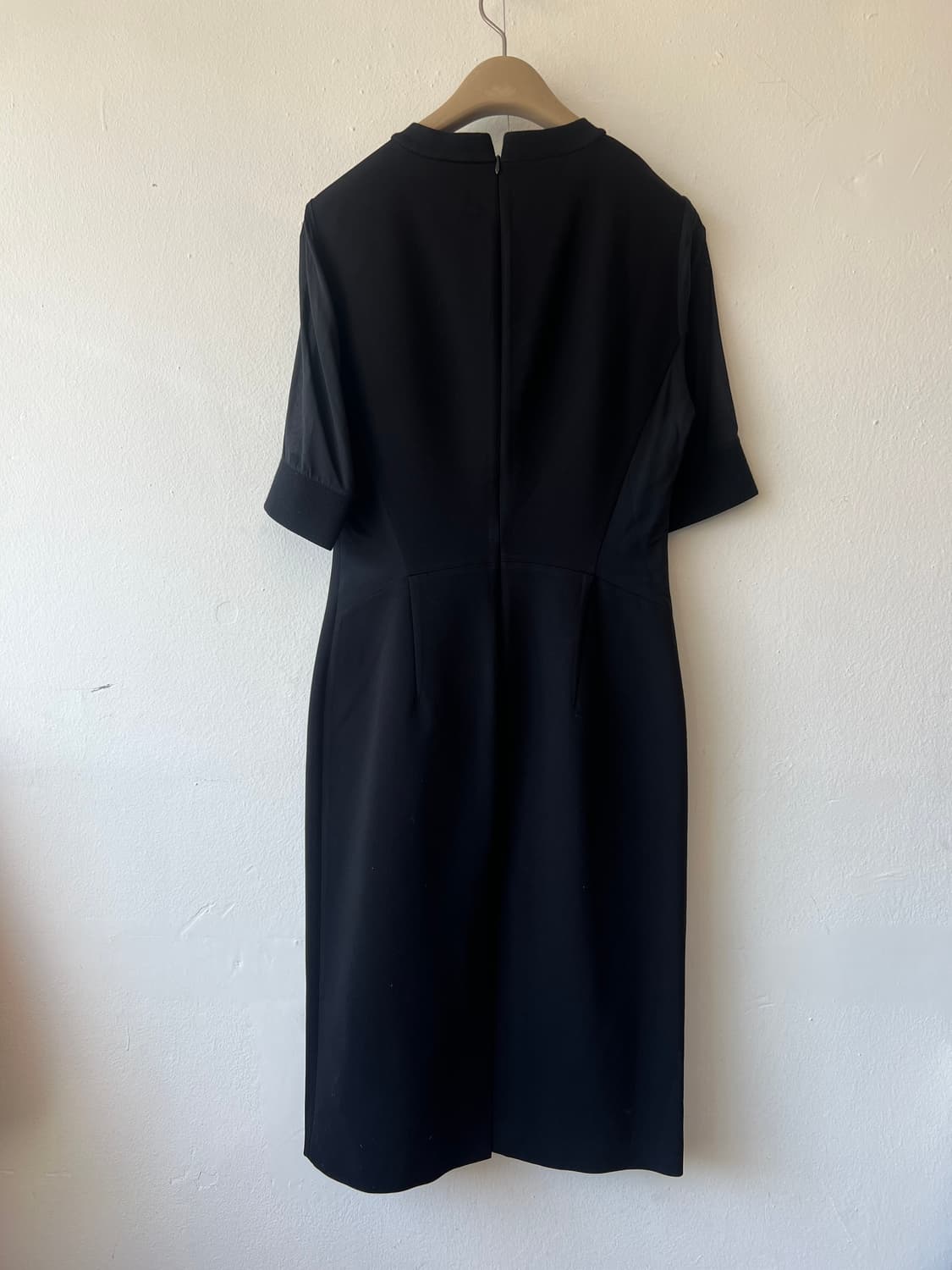 타임 여성 블랙 라운드시스원피스 하객룩원피 상품이미지3