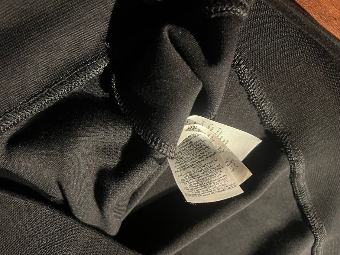 폴로 랄프로렌 더블니트 블랙 후드티 (L) 상품이미지4