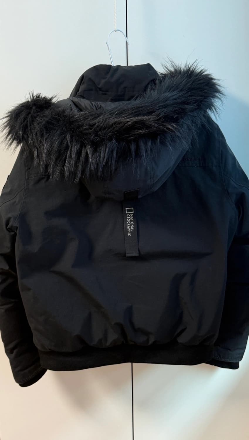 내셔널지오그래픽 유틸리티 블랙 패딩 점퍼 M 상품이미지2