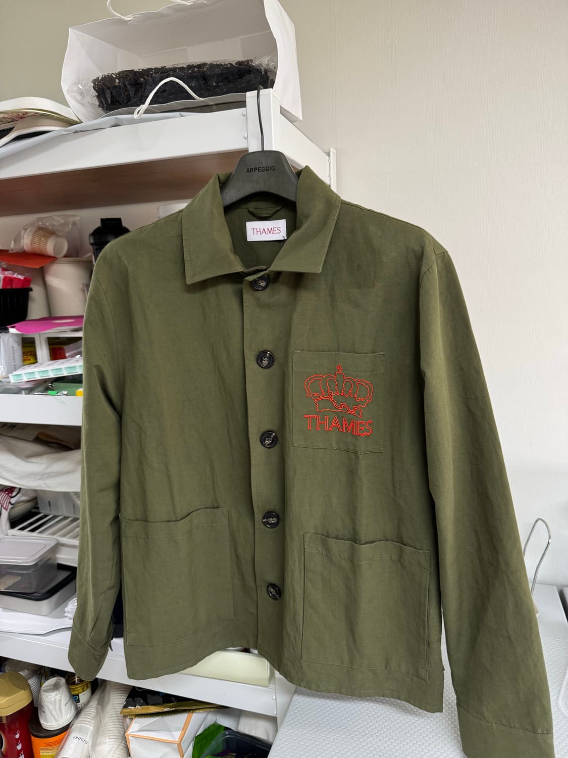 THAMES MMXX 페인터 자켓 그린 L 상품이미지1