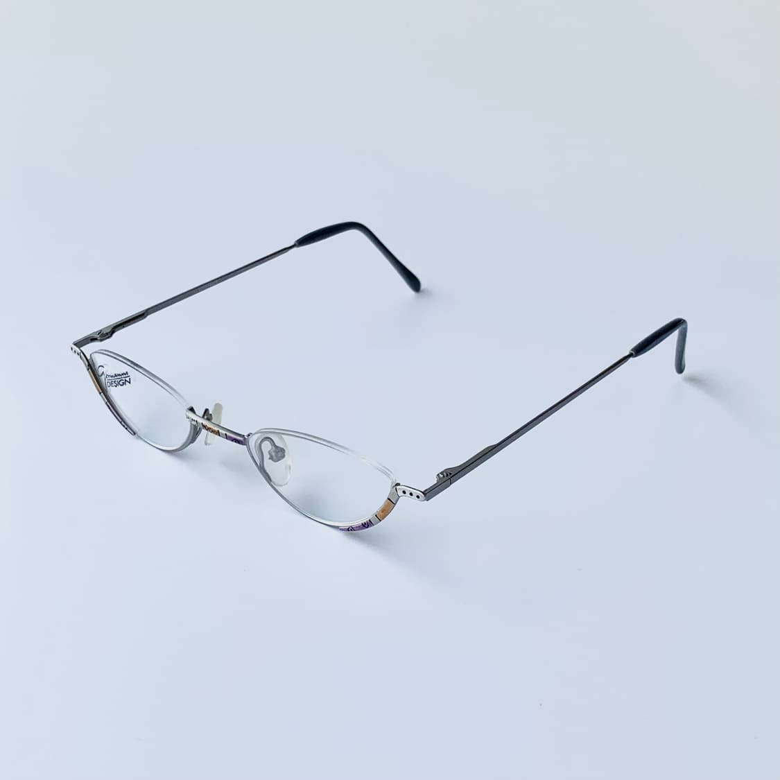 792 데드스탁 픽키 언더림 역반무테 유니크 빈티지안경 상품이미지3