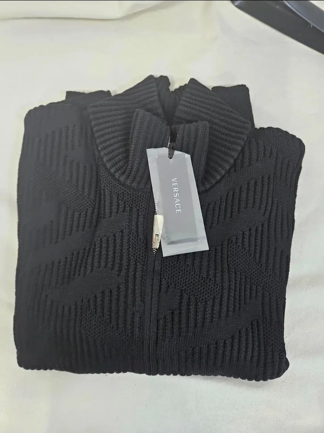 베르사체 니트집업 블랙52 110 상품이미지8
