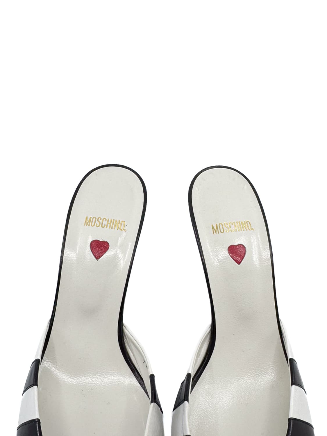 MOSCHINO Striped Corsage Mules 상품이미지7