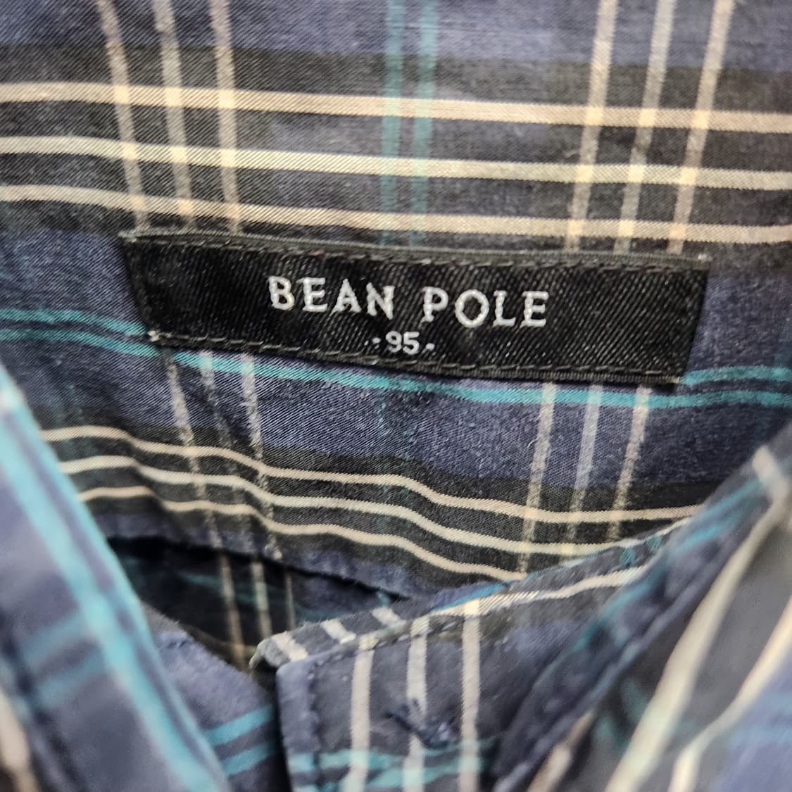 빈폴 로고자수 체크패턴 셔츠 95(S) 상품이미지5