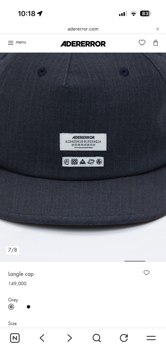 아더에러 모자 S 상품이미지4