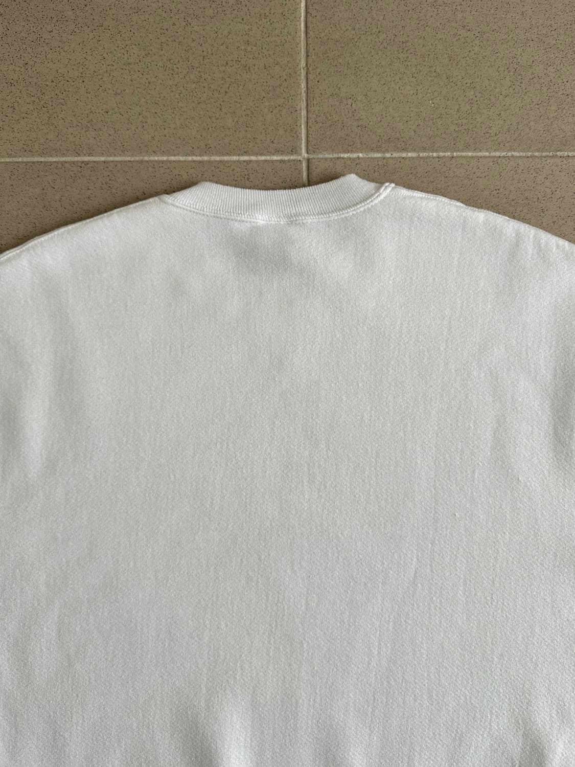 90s 빈티지 러셀 스웻셔츠 화이트 L USA 상품이미지5