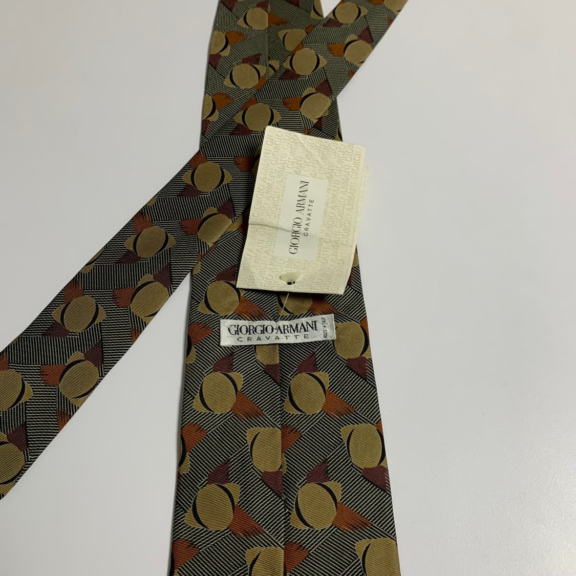 조르지오 아르마니 택 달린 미사용품 명품넥타이 100실크 A+ 9.5cm 상품이미지5