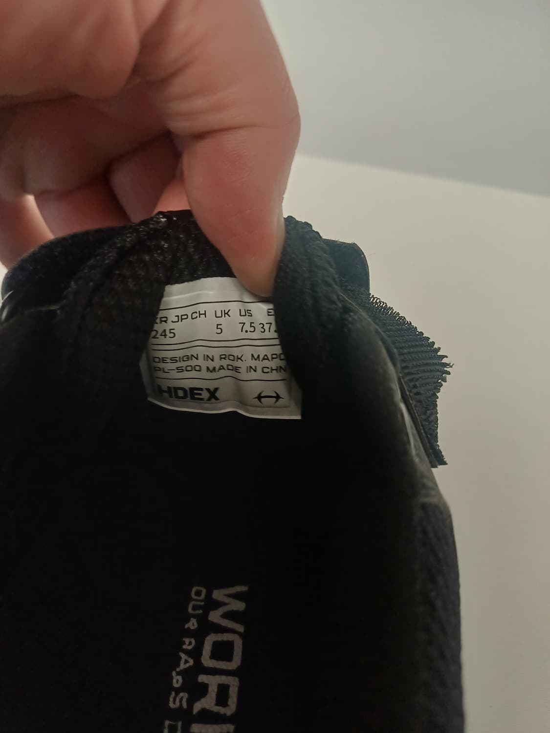 S급 / [245] HDEX(에이치덱스) PL-500 파워리프팅화 블랙 상품이미지7