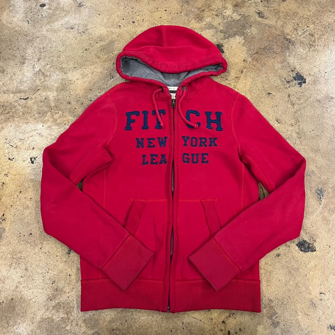 아베크롬비 레드 후드집업 상품이미지2