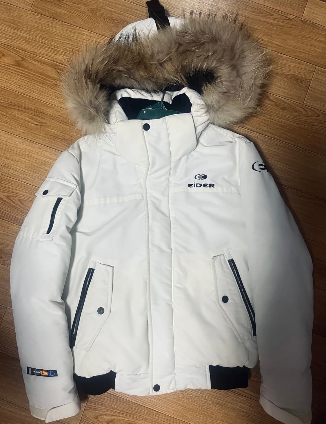 [xs]아이더 흰색 패딩 상품이미지1