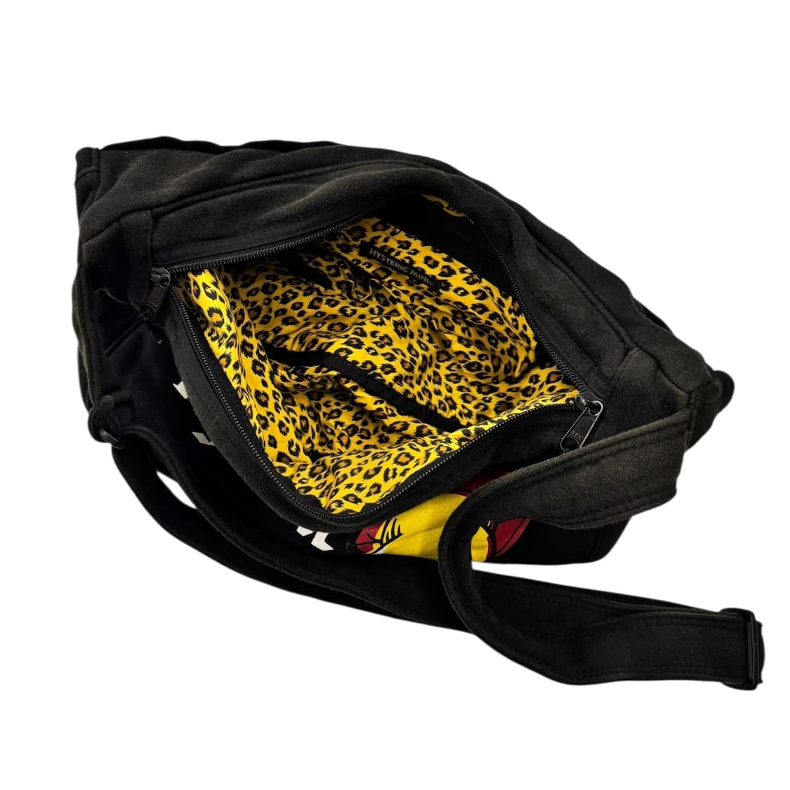 히스테릭글래머 스웻 숄더백 블랙 (L) 상품이미지8