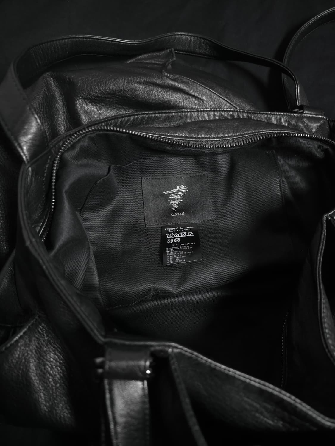 Yohji Yamamoto CUBIC 레더 토트 크로스백 상품이미지6