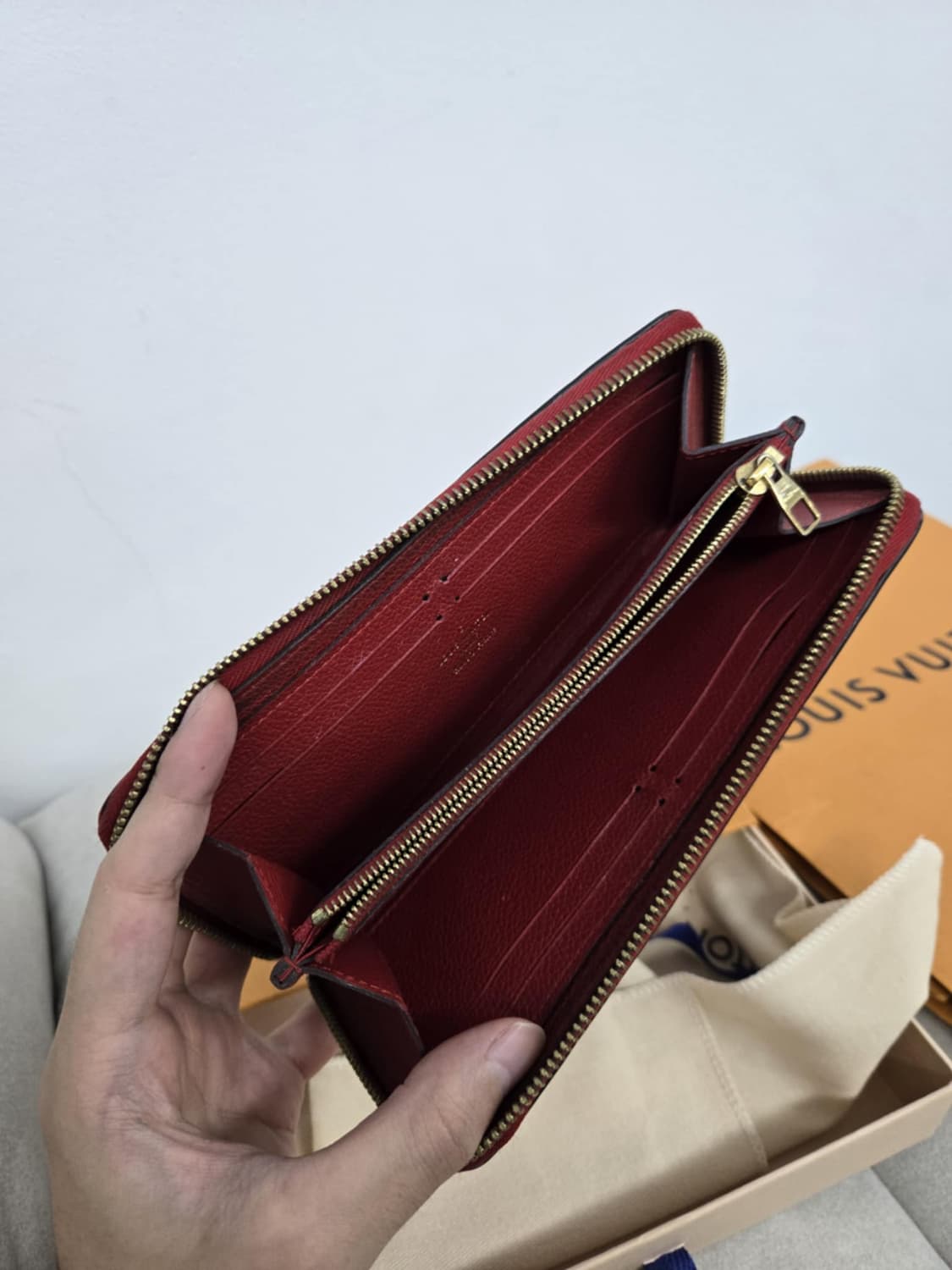 [보증서 A급]루이비통 앙프렝뜨 클레망스 장지갑 상품이미지5