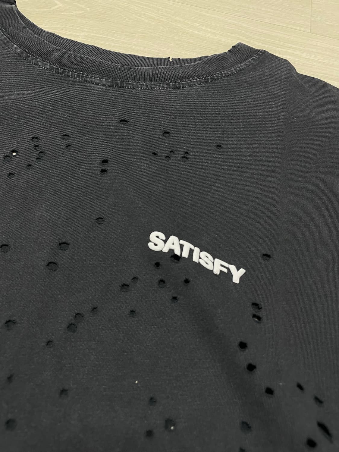 [XS] 세티스파이 모스테크 반팔 티셔츠 에이지드 블랙 상품이미지4