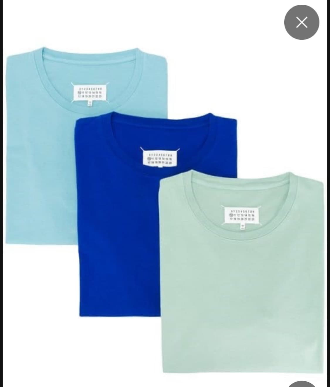 마르지엘라 스테레오타입 티셔츠팩 3pcs / m 상품이미지5