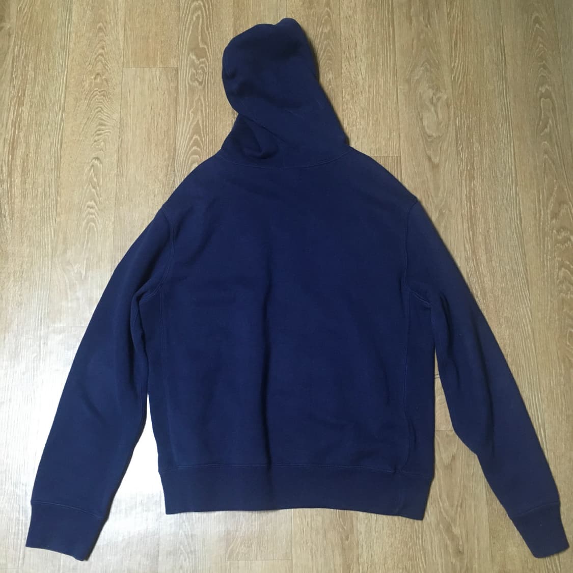 폴로 랄프로렌 빅포니 네이비 흰색로고 후드티 상품이미지2