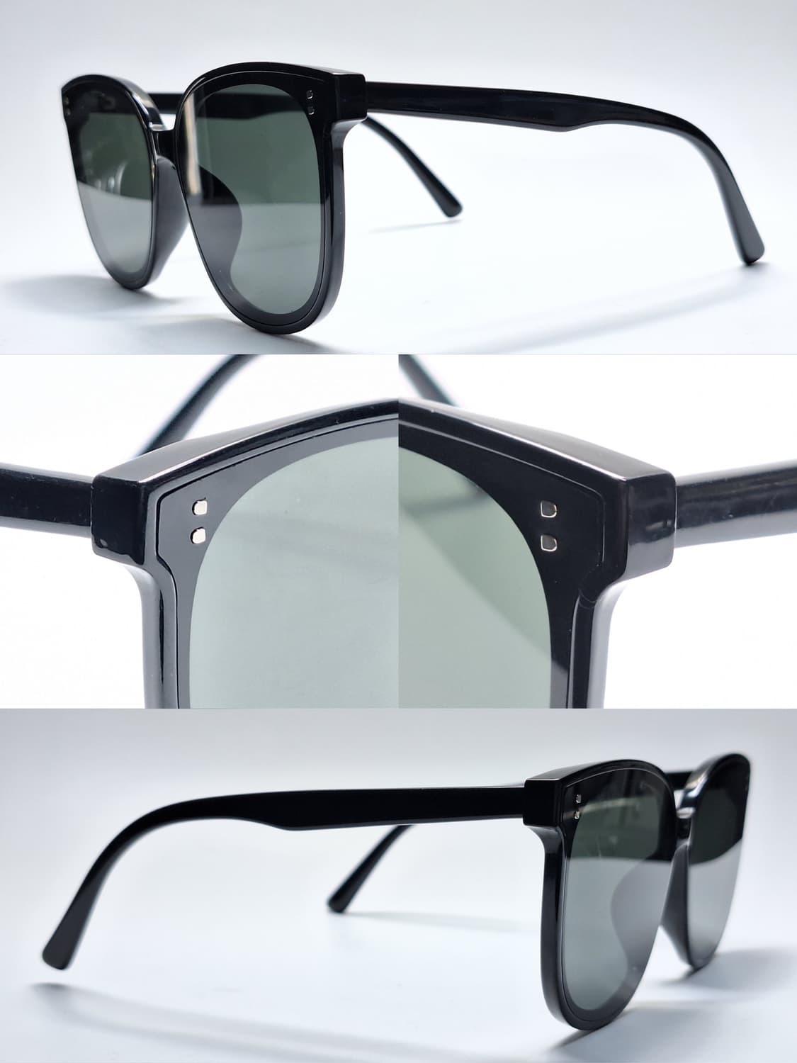일본 수입 빅사이즈 블랙 선글라스 겸 안경테 65mm/y2k 스포티룩 상품이미지7