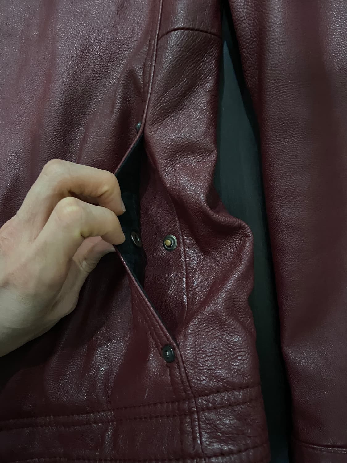 Nicole Club for Men wine leather jacket 상품이미지6