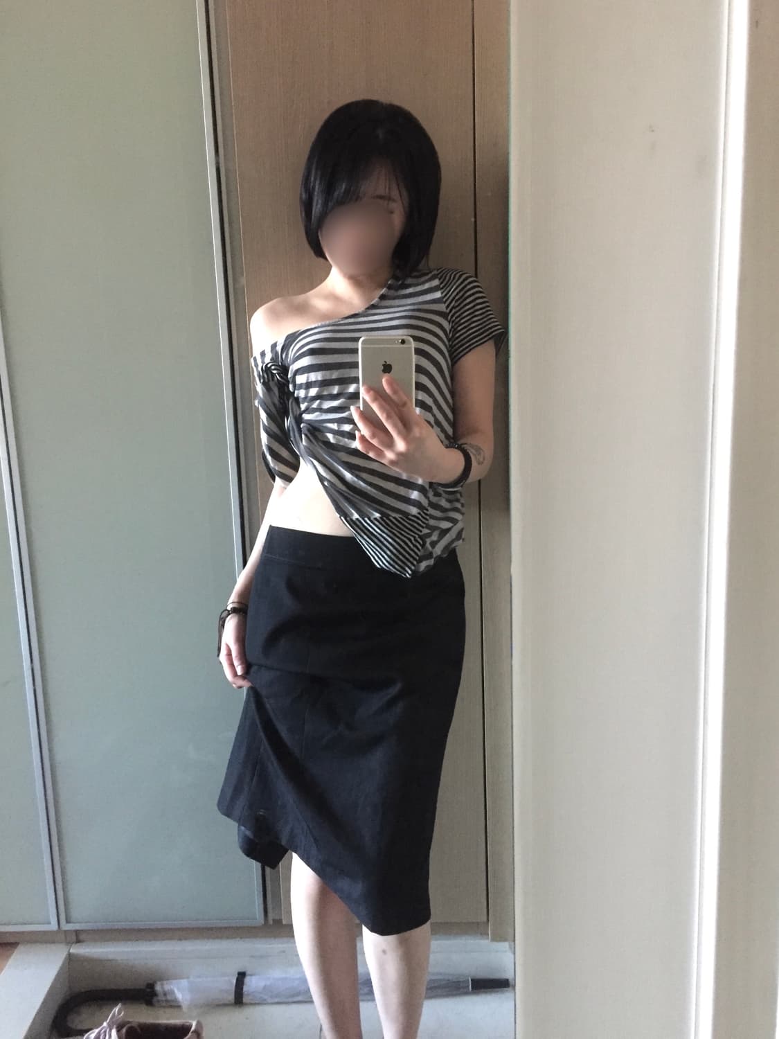 기본 미디 스커트  상품이미지2