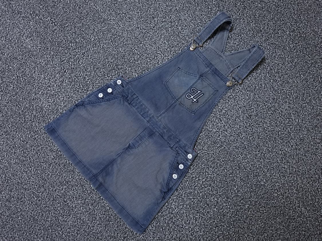 [무료배송][160]타미힐피거 키즈 데님 멜빵 치마 상품이미지3