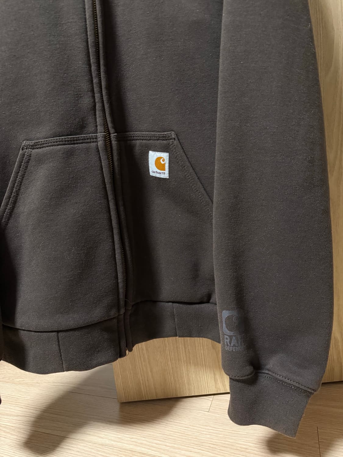 칼하트 서멀 후드집업 초코브라운 상품이미지3