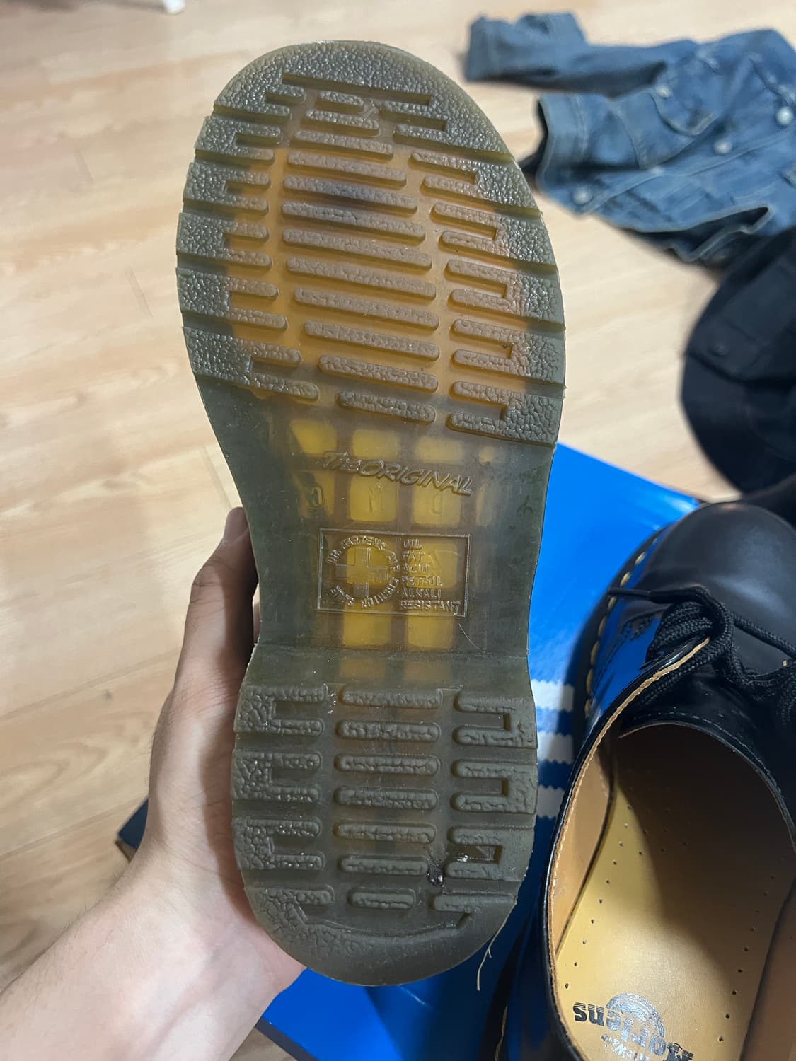 닥터마틴 1461 3홀 스무스 블랙 uk4 230사이즈 상품이미지4