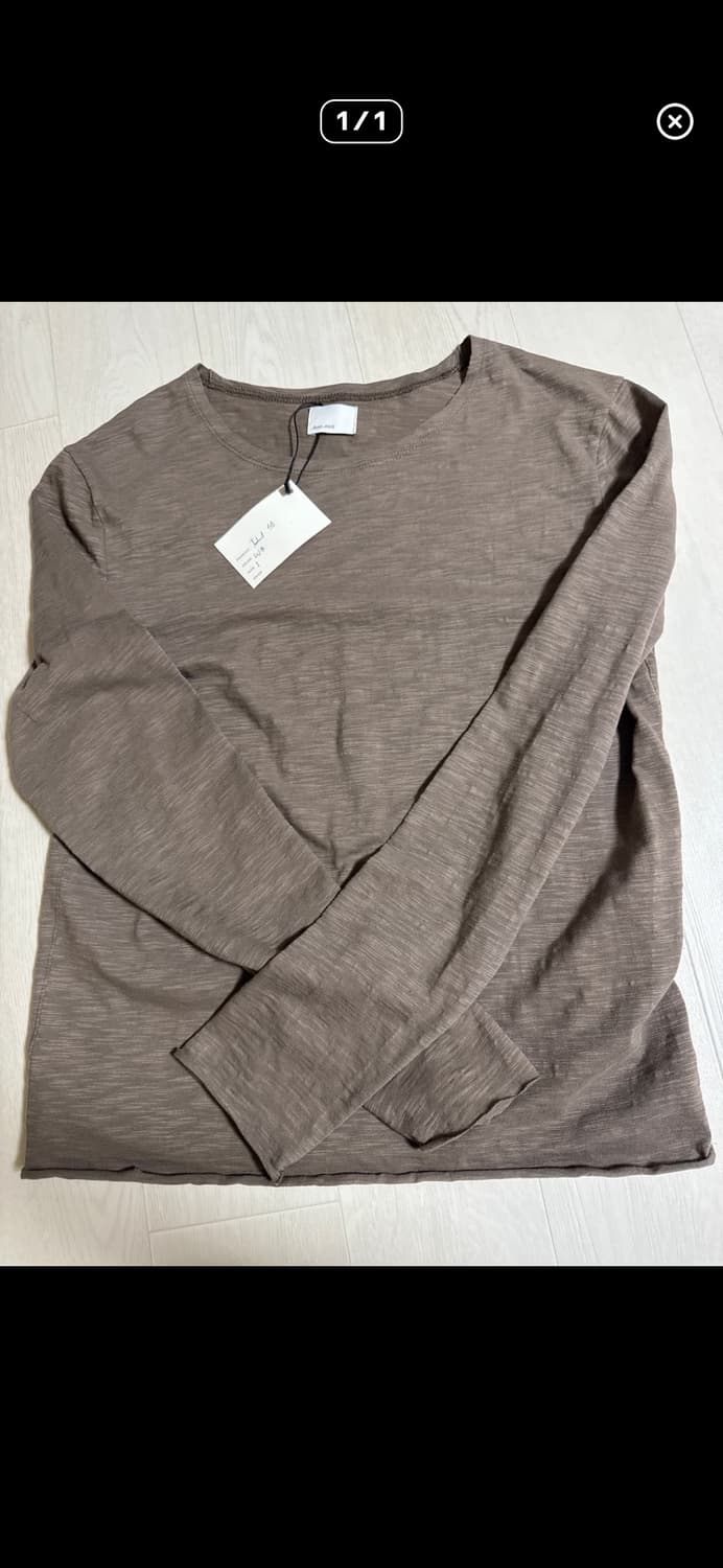 1) Mono prive Textured Long Sleeve Brown 상품이미지2