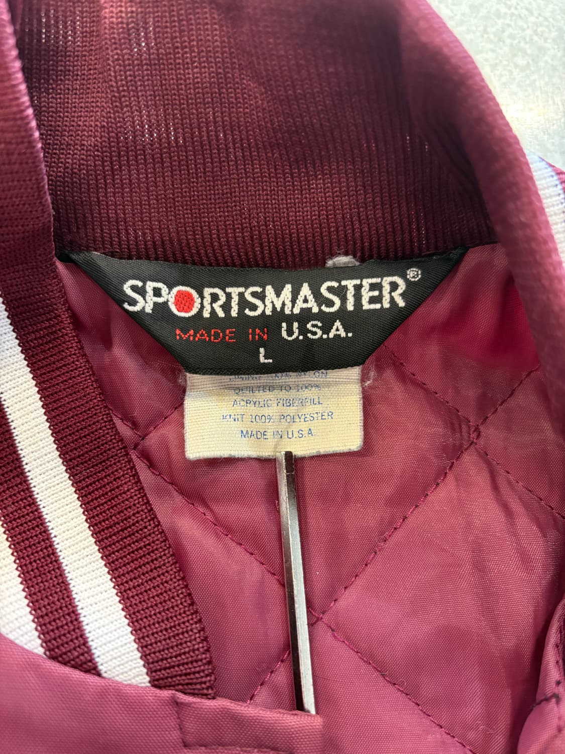 80s USA Bob 나일론 쉘 바시티 상품이미지3