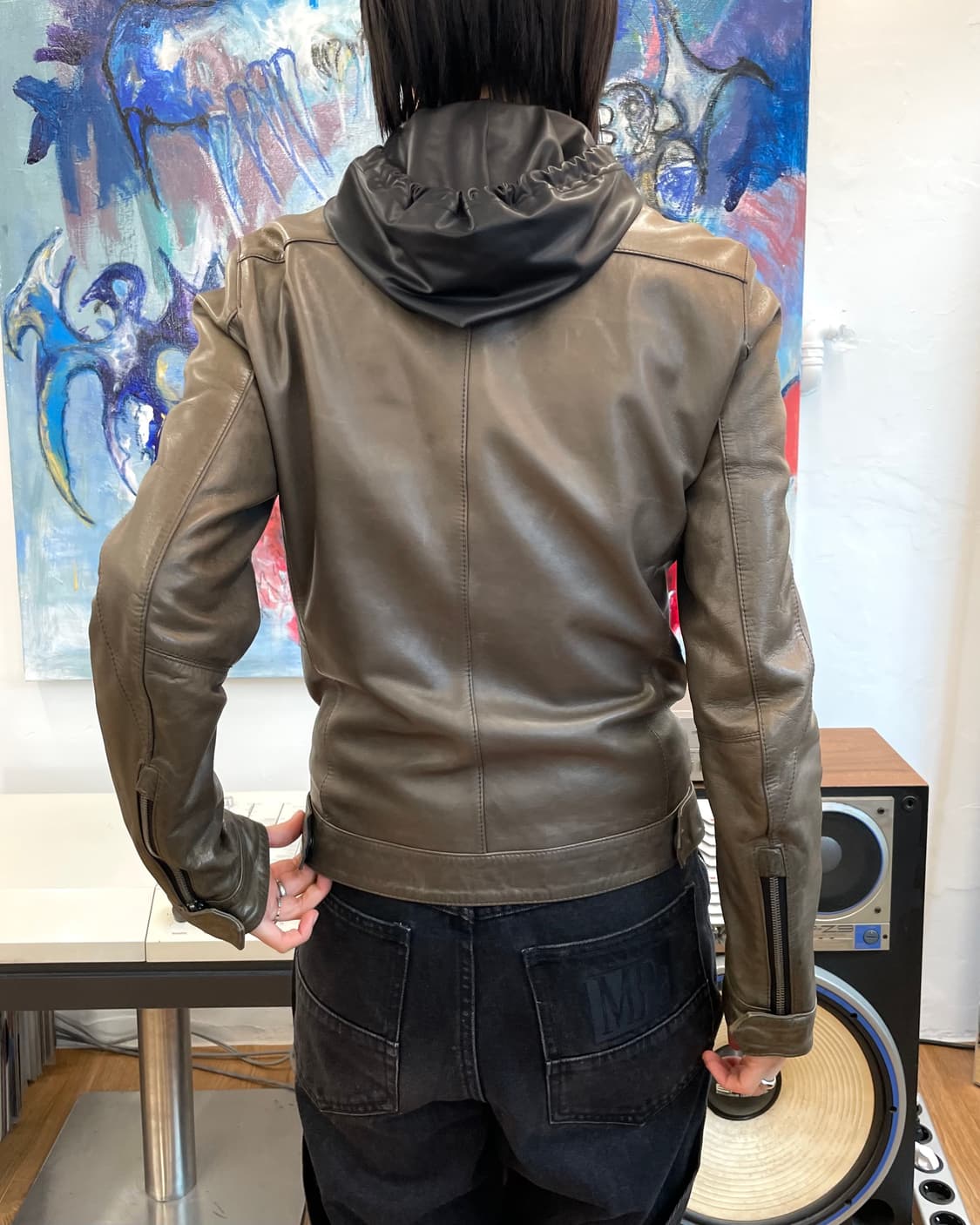 [95] 솔리드옴므 레더 자켓 상품이미지1