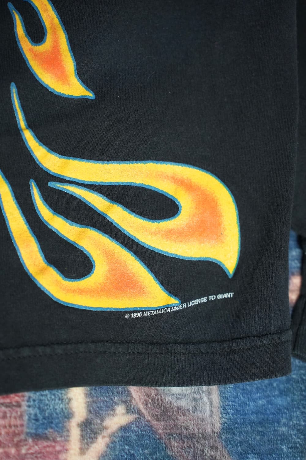 (XL) 빈티지 메탈리카 15주년 플레임 롱슬리브 밴드티 상품이미지3