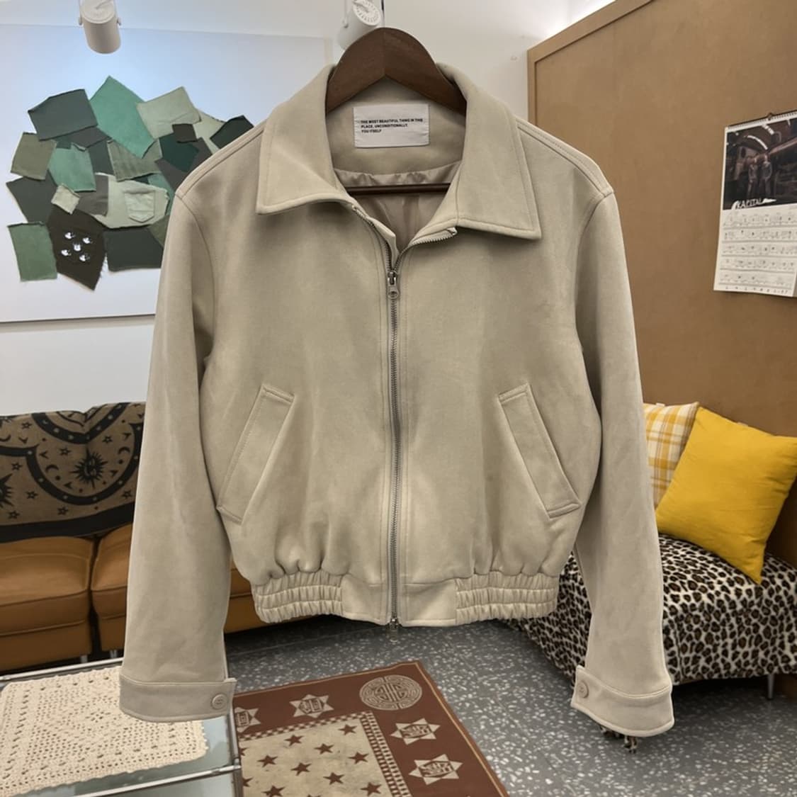 빈티지 모던시크 핀터걸 스프링 스웨이드 자켓 C10032 상품이미지3