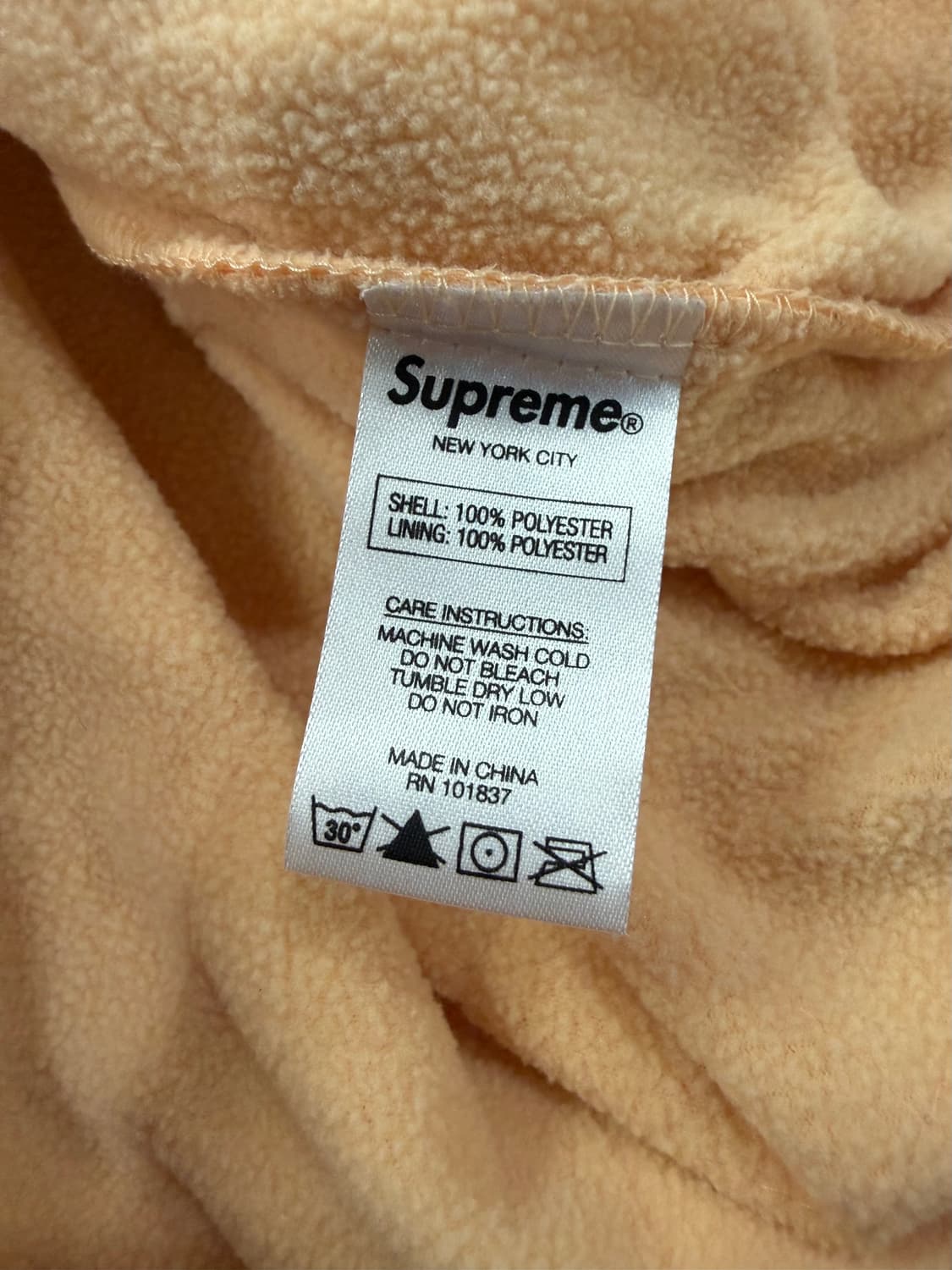 (XL) SS17 슈프림 아크로로 퀼티드 하프집업 피치 상품이미지6