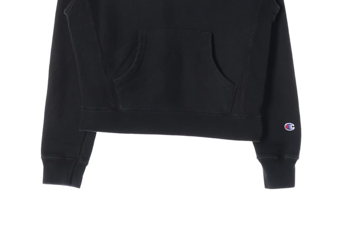 챔피온 리버스위브 블랙 기모 후드티 XS 상품이미지4