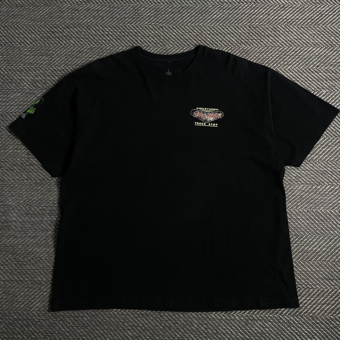 USA 빈티지 트럭 스탑 빅로고 반팔 티셔츠y 3778 상품이미지3