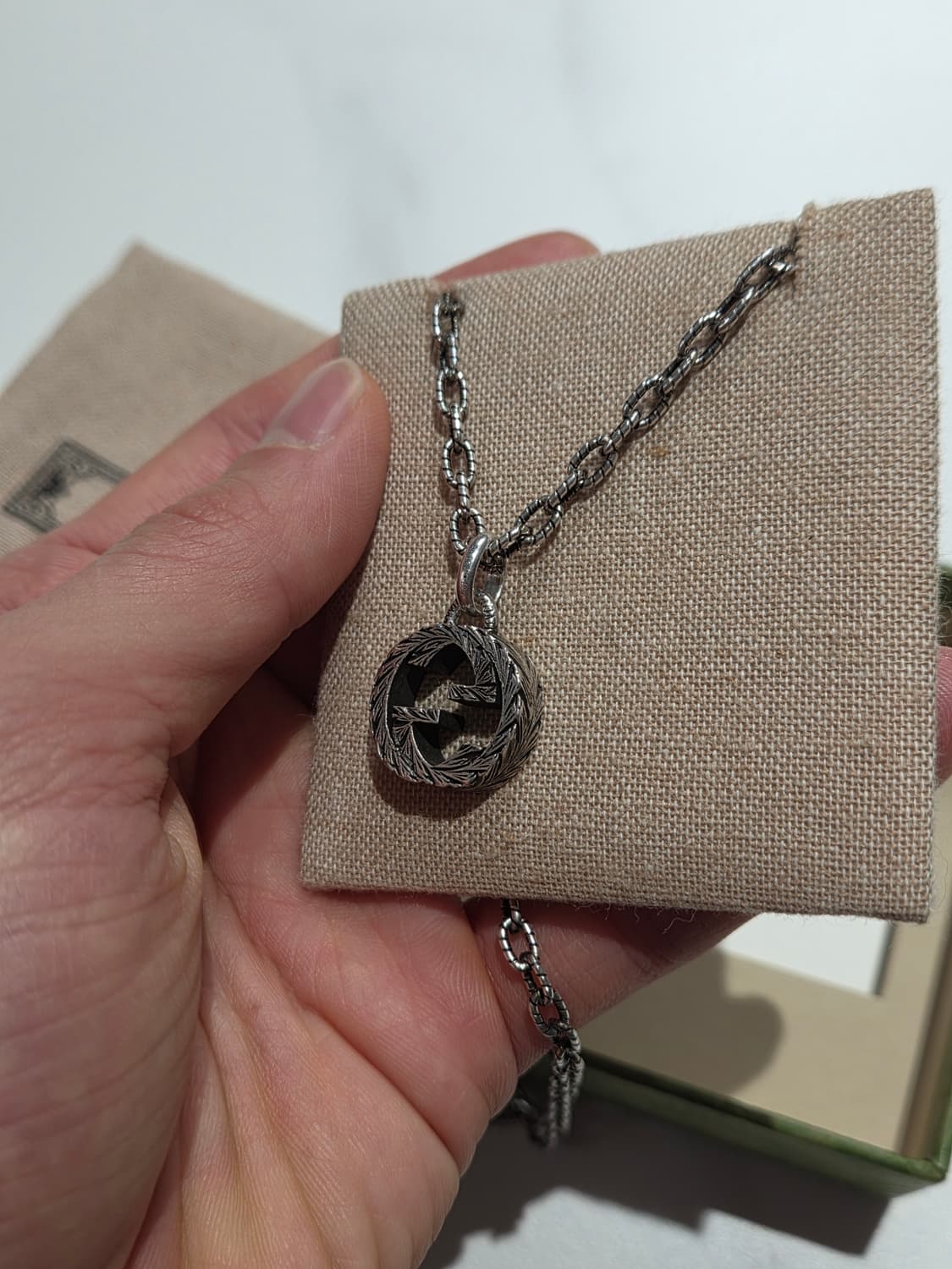 [정품] 구찌 인터로킹 G 펜던트 목걸이 상품이미지6