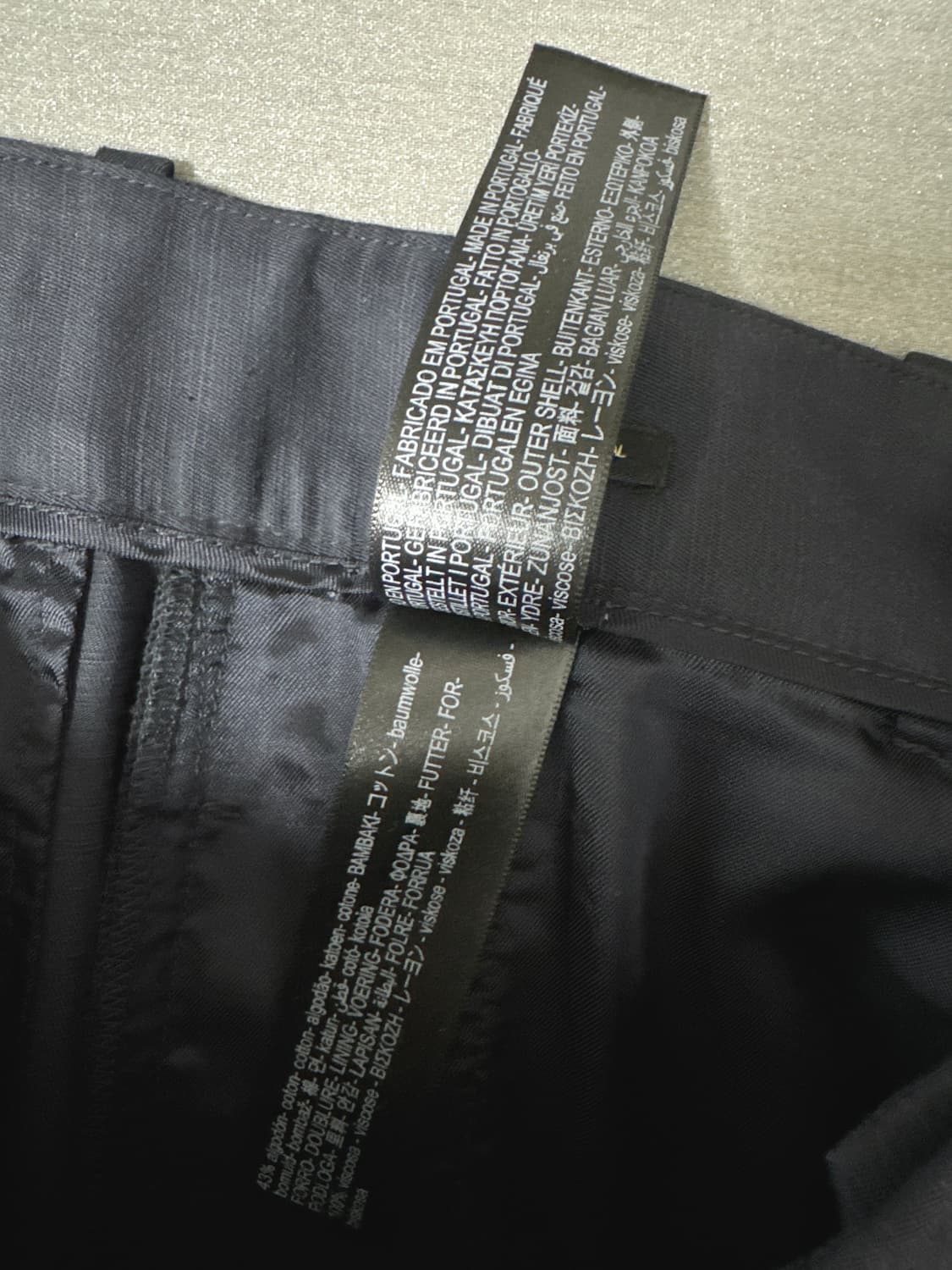 마시모두띠 네이비 핀턱 팬츠 상품이미지7