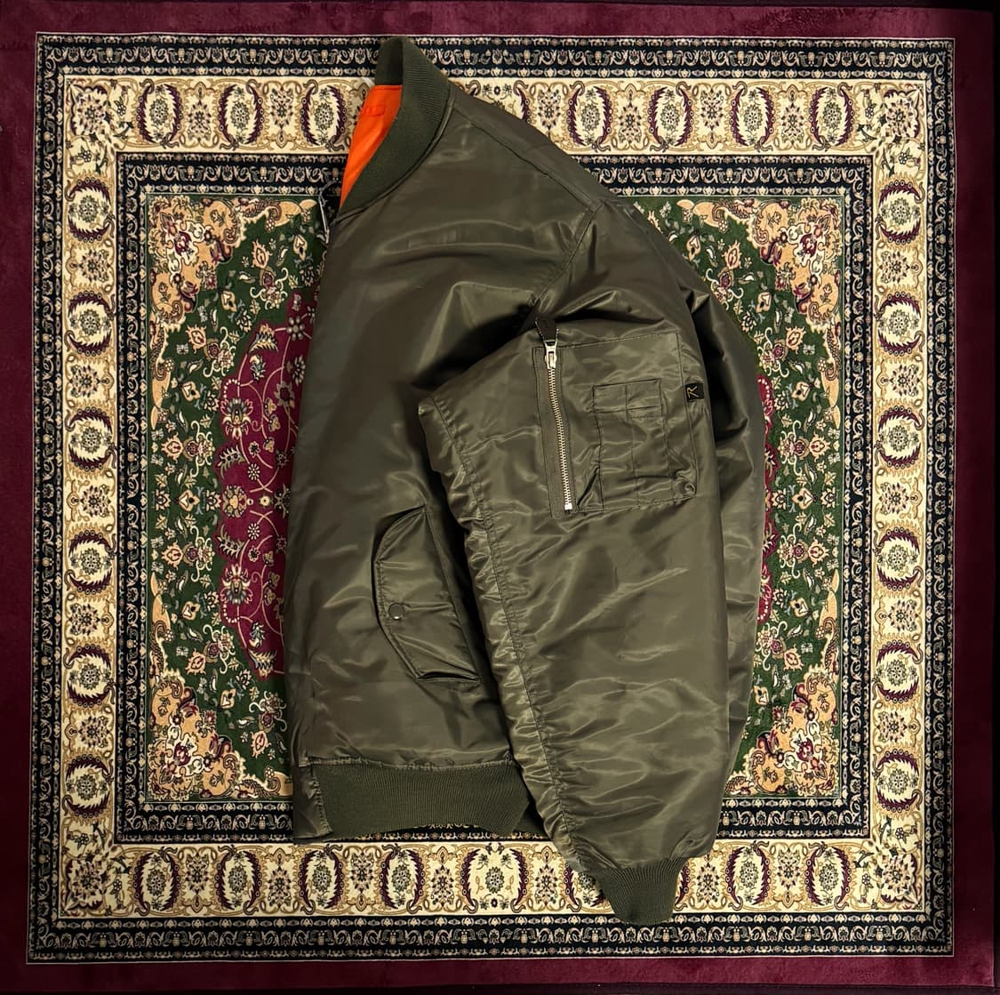 로스코 MA-1 항공점퍼 세이즈그린 2XL 상품이미지2