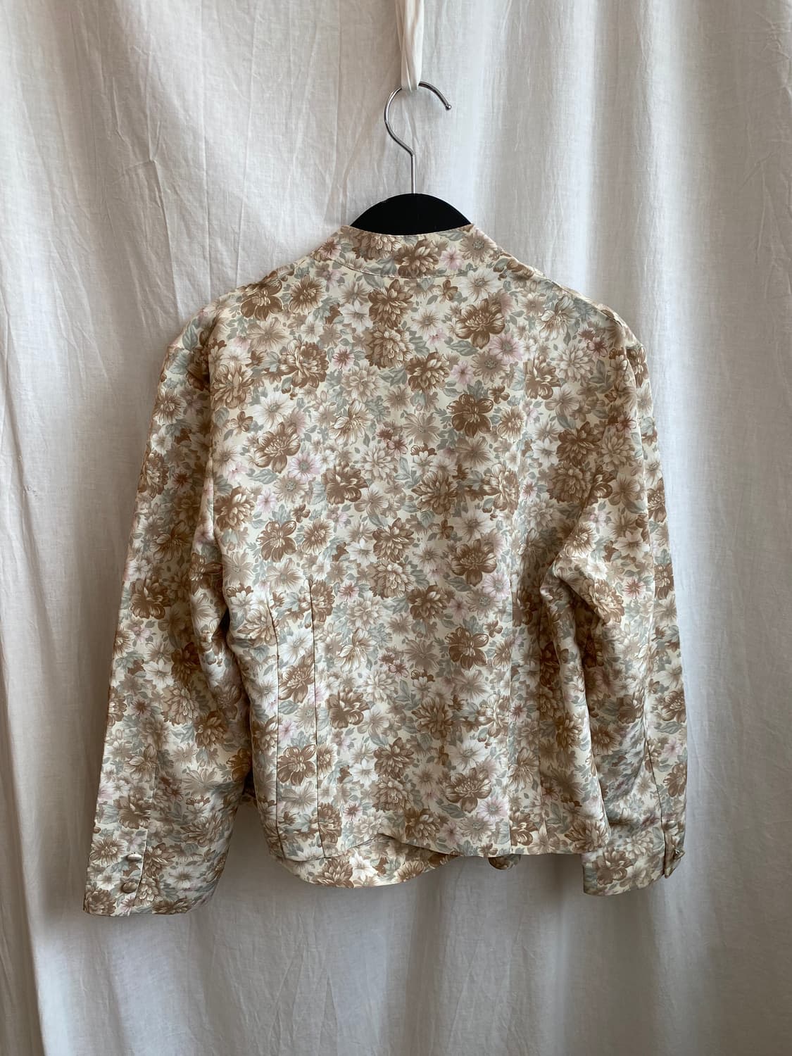 빈티지 플라워 랩블라우스(M) 상품이미지2