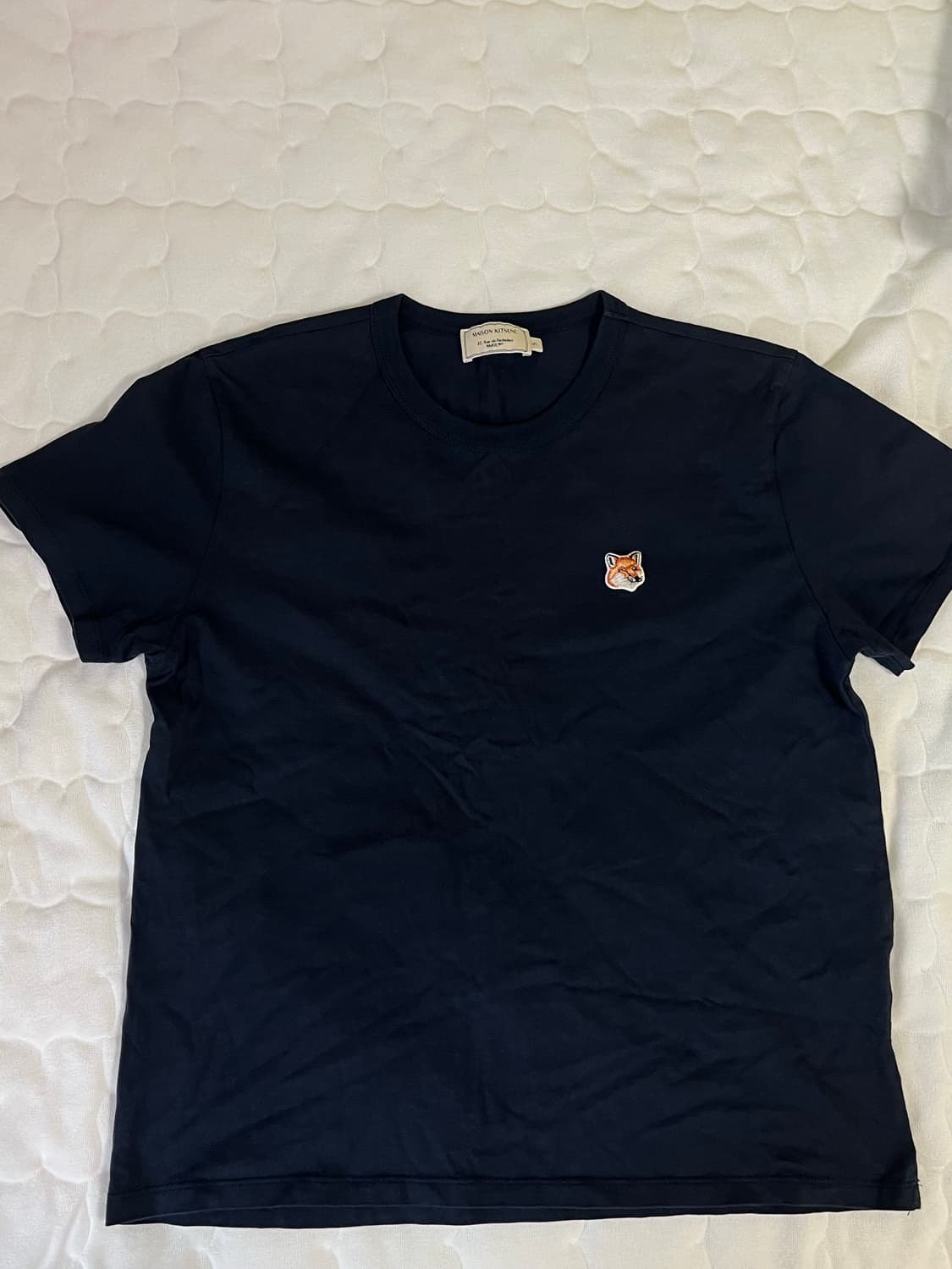 메종키츠네 반팔 네이비 상품이미지2