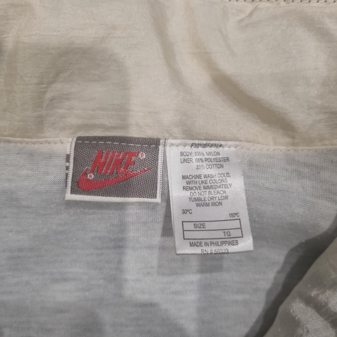 일본 90s 나이키 올드스쿨 바람막이 110사이즈 빈티지 빅스우시 점퍼 상품이미지5