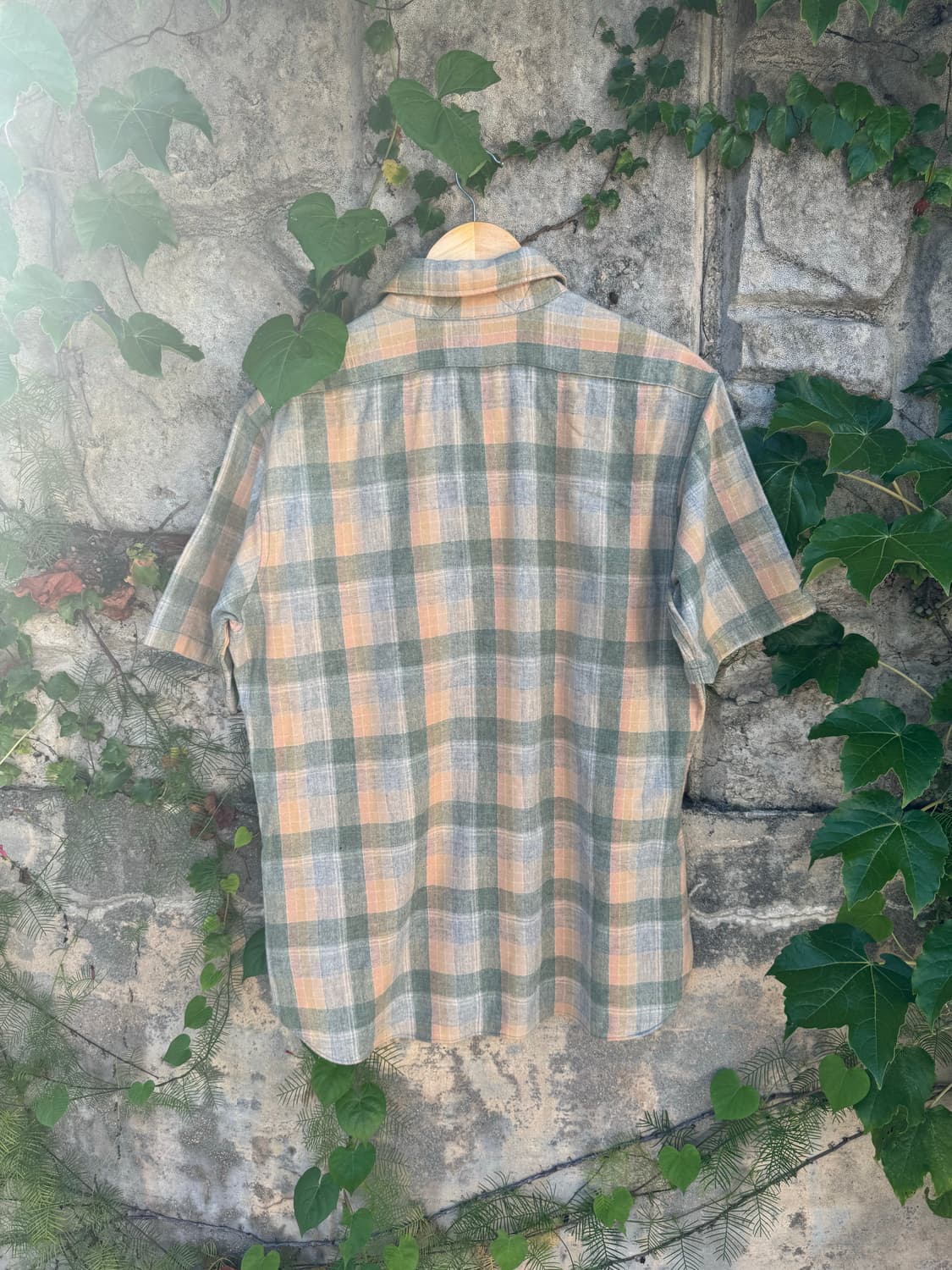 80s pendleton 펜들턴 울 체크 셔츠 L 상품이미지2
