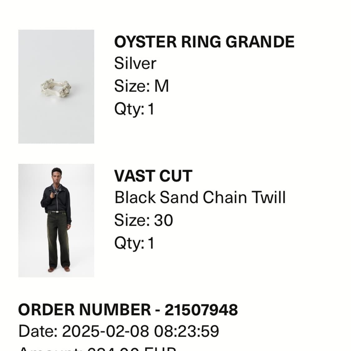 아워레가시 오이스터 그란데 링 M 상품이미지6