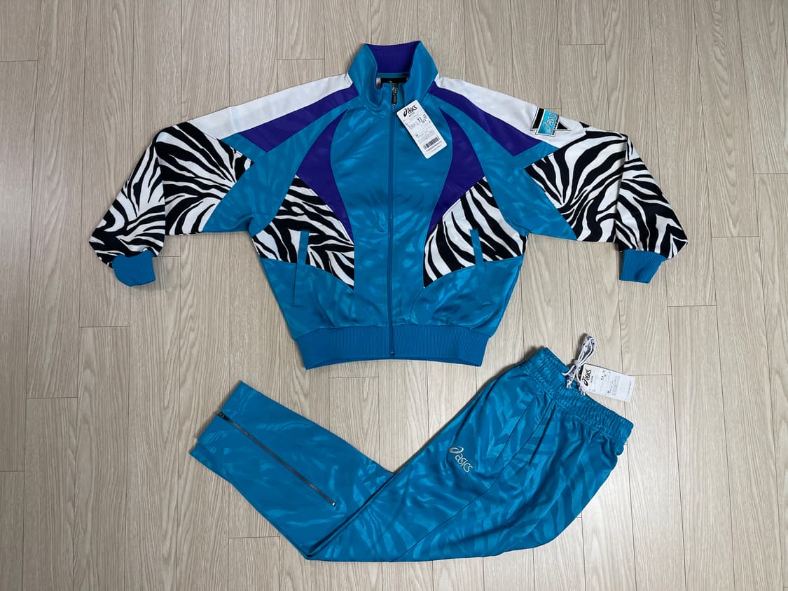아식스 지브라 90s 올드 트랙탑 저지 셋업 4번 ASICS OLD 상품이미지1