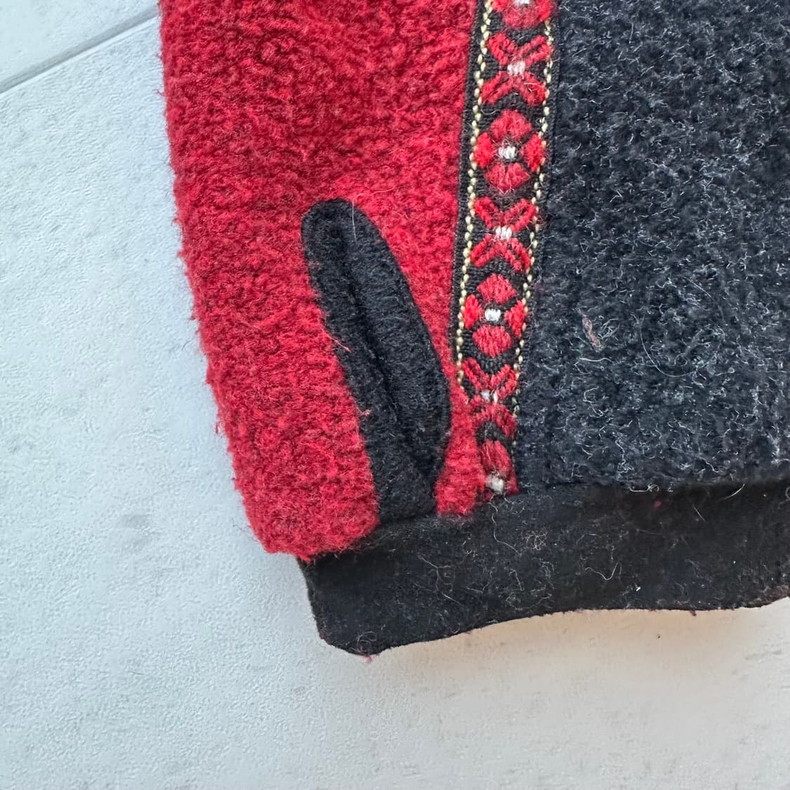 Alf알프 리리집업 아플리케 플리스자켓 상품이미지4