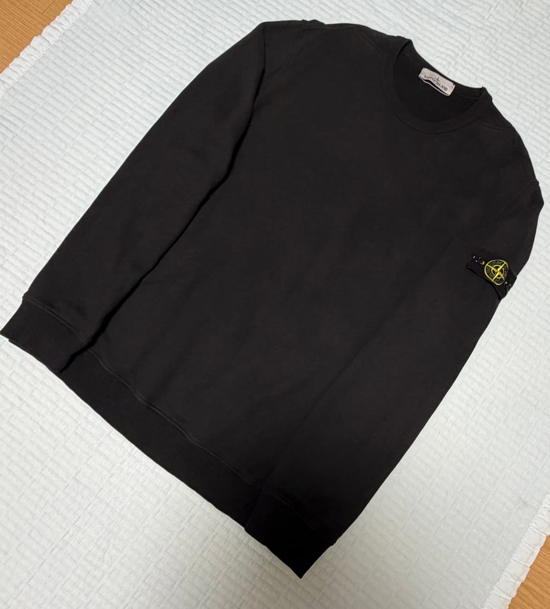 [XL size] 스톤아일랜드 맨투맨 블랙 상품이미지2
